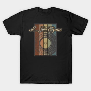 L.A. Guns Vynil Silhouette T-Shirt